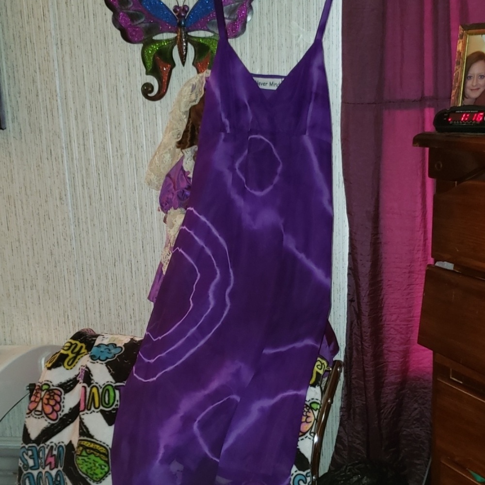 Purple sun dress size 14